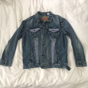 Custom sewn Levis denim jacket